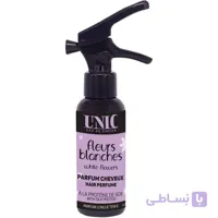 ادکلن موی یونیک UNIC فرانسوی White flowers بنفش حجم 50 میل | بوی گلی خنک و شیرین ملایم ا UNIC Hair Perfume 50ml -White flowers