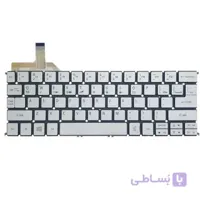 کیبورد لپ تاپ ایسر Aspire S7-191 نقره ای اینترکوچک با بک لایت بدون فریم