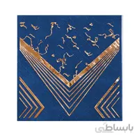 دستمال کاغذی طلاکوب تم تولد گرانیتی آبی مدل STBT948