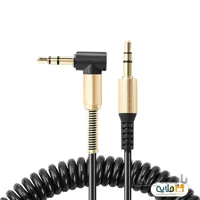 کابل انتقال صدا ( کابل AUX ) فنری 1.8 متری ا Aux Cable 1.8 m