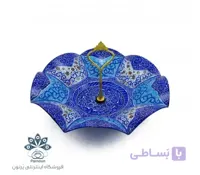 شیرینی خوری میناکاری دسته‌دار