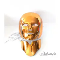 ماسک گلد گردن دار و صورت ال ای دی نور درمانی LED facial mask