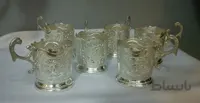گالش شربت خوری نقره نما ۶ عدد کد ۱۰۱۰۵۹