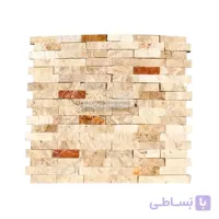 سنگ آنتیک آجری یک سانت کرم