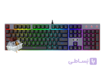 کیبورد گیمینگ ردراگون مدل Devarajas K556 ا Redragon Devarajas K556 RGB Mechanical Keyboard