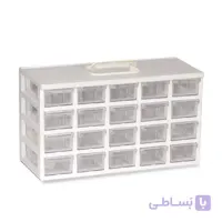 جعبه قطعات الکترونیک 20 کشو 12x5 کیان تکنیک