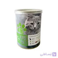 کنسرو مخصوص گربه، حاوی مرغ، کدو و سالمون، 400 گرمی، یو اس پت