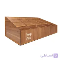 استند و قفسه چوبی بزرگ EASYFIX مناسب نگه داری گوشی های موبایل و تبلت