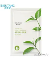 ماسک ورقه ای عصاره چای سبز برند بیسوتانگ Bisutang Green tea