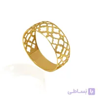 انگشتر طلا زنانه طرح اسلیمی کد CR444