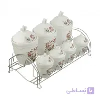 ست پاسماوری و جا ادویه 7 پارچه مام کد 8300