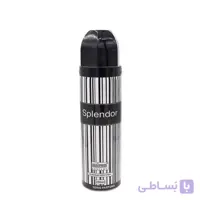 اسپری بدن مردانه اسپلندور مشکی حجم ۲۰۰ میلی لیتر ا Seris Splendor Black For Men Body Spray 200 ml
