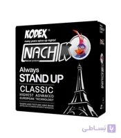 کاندوم کلاسیک ناچ کدکس مدل Stand Up بسته 3 تایی ا Nach Kodex Stand Up Classic Kandom 3Pcs