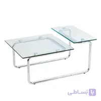 ‌میز جلو مبلی شیشه ای مدل TQ321 نیلپر (FOC 321)