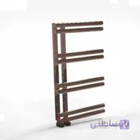 حوله خشک کن استیل رزگلد مدل ناز