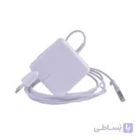 شارژر لپ تاپ اپل مک بوک 14.5 ولت 3.1 آمپر 45واتMagSafe 1 L PIN ا Apple Macbook 14.5V 3.1A 45W MagSafe 1 L PIN