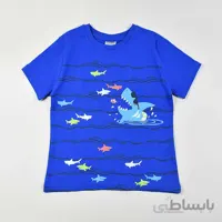 تیشرت بچه گانه پسرانه ال سی وایکیکی کوسه کد 2384