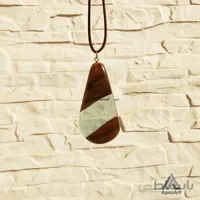 گردنبند چوبی طرح ثریا