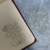 مهر سیلیکونی - گل بزرگ