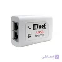 اسپلیتر ADSL کی نت ا Knet ADSL Splitter With Phone Cable / K-N1115