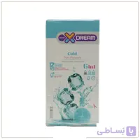 کاندوم سرد ایکس دریم (سرد کننده)(Cold) بسته 12 عددی ا کاندوم سرد ایکس دریم با دارا بودن عصاره و عطر طبيعی نعنا باعث خنک شدن واژن و افزايش ميل جنسی بانوان می شود - کاندوم ایکس دریم سرد - کاندوم سرد کننده ایکس دریم - XDream Cold Condom 12PSC