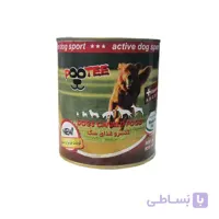 کنسرو سگ برند پوتی مدل گوشت قرمز و سفید 800 گرمی