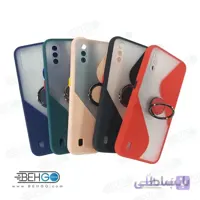 قاب گوشی سامسونگ a01 کاور a01 قاب پاپ سوکت دار با محافظ لنز دوربین گوشی a01 مدل حلقه انگشتی نگهدارنده موبایل مناسب New 2021 Case with popsocket for Samsung Galaxy A01