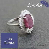 انگشتر یاقوت سرخ زنانه خوشرنگ کد R_1188