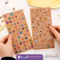 استیک لیبل ورقه ای طرح حیوانات