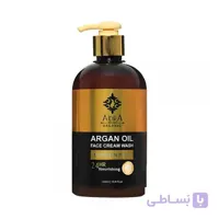 ژل شستشوی صورت کرمی حاوی روغن آرگان آدرا