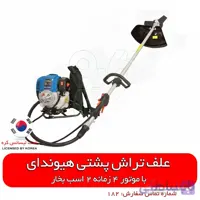 علفزن هیوندای کره پشتی با موتور 4 زمانه