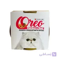 کنسرو MadCow مخصوص کیتن تهیه شده از فیله گوشت گاو و مرغ - 120 گرم