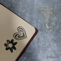 مهر سیلیکونی - قلب 06
