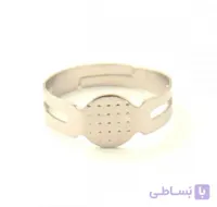 رکاب انگشتر نقره ای مدل rb1001 بسته 2 عددی