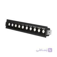 چراغ خطی توکار 25وات اکووات دارک لایت مشکی