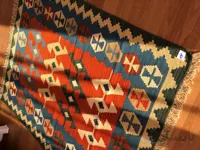 گلیم دو رو دستبافت رج CODE 76 G ا Persian handmade kilim