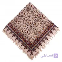 رومیزی قلمکار مربعی 120 سانتیمتری گل ریز