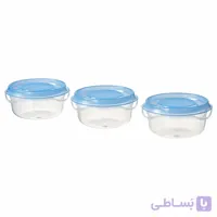 ظروف نگهدارنده ایکیا مدل PRUTA (بسته ۳تایی)