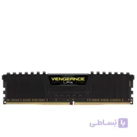 رم دسکتاپ DDR4 تک کاناله 2400 مگاهرتز CL16 کرسیر مدل Vengeance LPX ظرفیت 8 گیگابایت