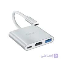 هاب و مبدل تایپ سی هوکو HOCO Type-C hub HB14 Easy use USB3.0+HDMI+PD