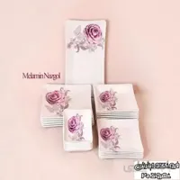 سرویس غذا خوری 26 پارچه ملامین ناز گل طرح نیل