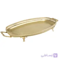 سینی برنجی بیضی ایران کادو کد 204