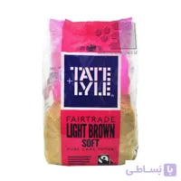 شکر قهوه ای تیت لی انگلیس روشن مدل Light Brown Soft ا Tate lyle Light brown Soft Sugar 500gr