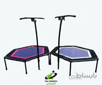 ترامپولین 6 ضلعی دسته دار -مشخصات، قیمت و خرید ا Hexagonal trampoline with handle