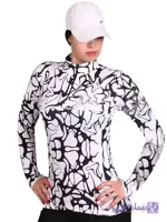 تیشرت نیم زیپ فینگردار ورزشی زنانه کد 03 ا Womens sports finger zipper Tshirt code 03