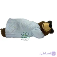 خرس میشا لباس خواب 40 سانت کد 16101