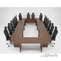 میز کنفرانس یو شکا 20 نفره کد d161