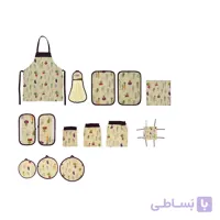 نیم ست آشپزخانه چاپی 9 تکه طرح تربچه