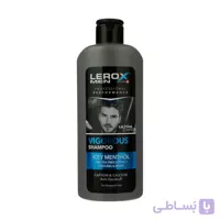 شامپو مردانه لروکس، ضد شوره و تقویت کننده با رایحه نعنا یخی، حجم 550میل
