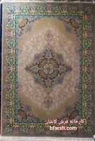 فرش کاشان نقشه تابان نسکافه ای